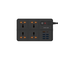 چندراهی برق 3250 وات گرین لاین Power Socket 7 USB-A Port & 1 PD Port GNPS7UPDEUBK