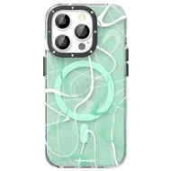 قاب YOUNGKIT یانگکیت Green Ink Painting Classic Anti-Drop Impact Series Apple iphone مناسب برای Apple iPhone 13 Pro Max