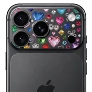 محافظ دور لنز طرح Gem برند بلو مدل Blueo Invisible Shock-Resistant Lens Protection مناسب برای Apple iPhone 17 Pro Max