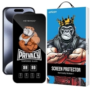 محافظ صفحه نمایش حریم شخصی اپیکوی مدل Privacy Hey Bingo مناسب برای گوشی موبایل اپل iPhone 15 Pro