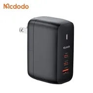 شارژر آداپتور دیواری 3 پورت 65 وات مک دودو مدل MCDODO CH-8442 GAN به همراه کابل 2 متری