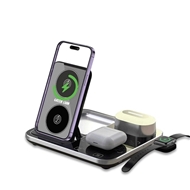 استند و شارژ وایرلس 4 کاره گرین لاین Green Lion 4in1 Wireless Charging Station 2