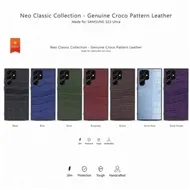 قاب کجسا Kajsa Neo Classic Collection Genuine Croco مناسب برای Samsung Galaxy S23 Ultra