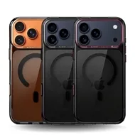 قاب برند نیمی شفاف دودی مدل Nimmy Magnetic Crystal Clear آیفون مناسب برای Apple iPhone 18 Pro