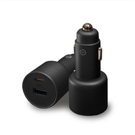 شارژر فندکی فست شارژ شیائومی Xiaomi Car Charger Fast Charging 1A1C CC07ZM توان 100 وات با کابل