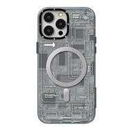قاب YOUNGKIT یانگکیت Technology Series Gray مناسب برای Apple iPhone 15 Pro