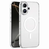 قاب شفاف مگ سیف آیفون 17 برند گرین لاین مدل Green Lion Magsafe Crystal Clear GNMCRYC17CL مناسب برای Apple iPhone 17