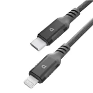 کابل شارژ سریع تایپ سی به لایتنینگ پاورولوژی 30 وات مدل PCAB018GY طول 1.2 متر