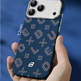قاب Blueo بلو Gilded Tactile Woven Aramid Fiber Magnetic Case مناسب برای Apple iPhone 17 Pro