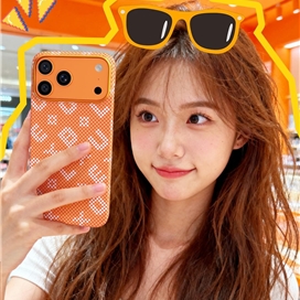 قاب Blueo بلو Gilded Tactile Woven Aramid Fiber Magnetic Case مناسب برای Apple iPhone 17 Pro Max