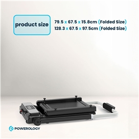 تردمیل تاشو پاورولوژی مدل Folding Design PFTRDMLBK